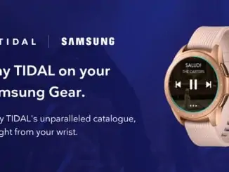 TIDAL App on Samsung Smartwatch